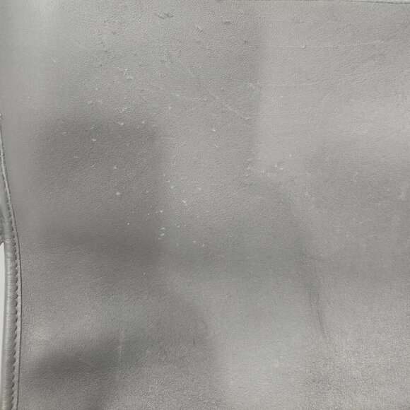 REVE  Black Leather Attache Laptop Messenger Bag - Picture 9 of 10